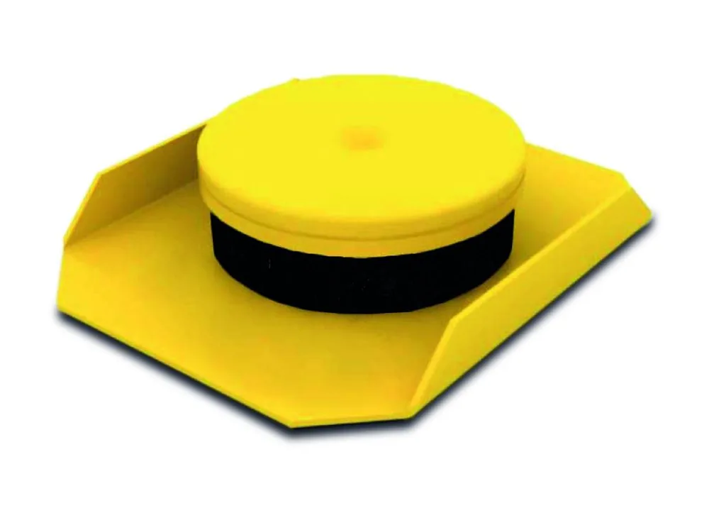 Aislador antivibratorio GM de ACUFLEX con núcleo resiliente de acero inoxidable para máquinas