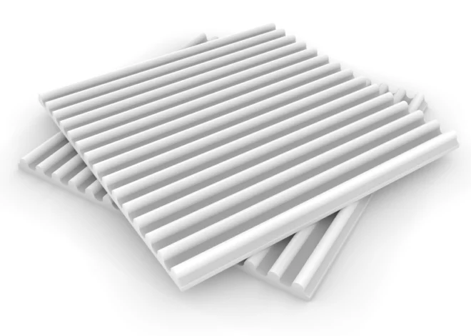 Panel fonoabsorbente blanco Bianco Vipera, de espuma de melamina